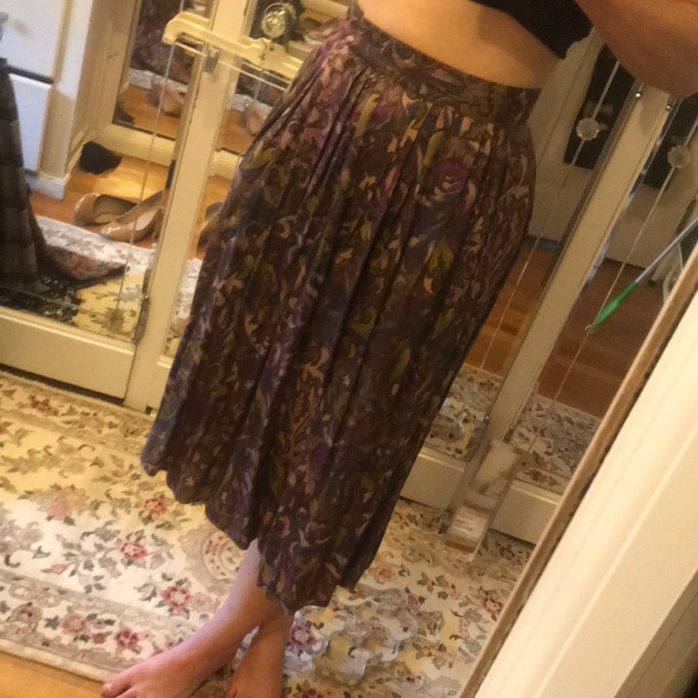 Vintage 70s patterned skirt